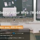 Formation 100% pratique en Développeur Intégrateur web (WebDesigner)  / GSM: 25315269