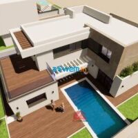 VILLA AVEC PISCINE À MEZRAYA DJERBA - RÉF V620