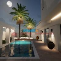 CONSTRUIRE UNE VILLA AVEC PISCINE À DJERBA EN TUNISIE ZU - RÉF P695