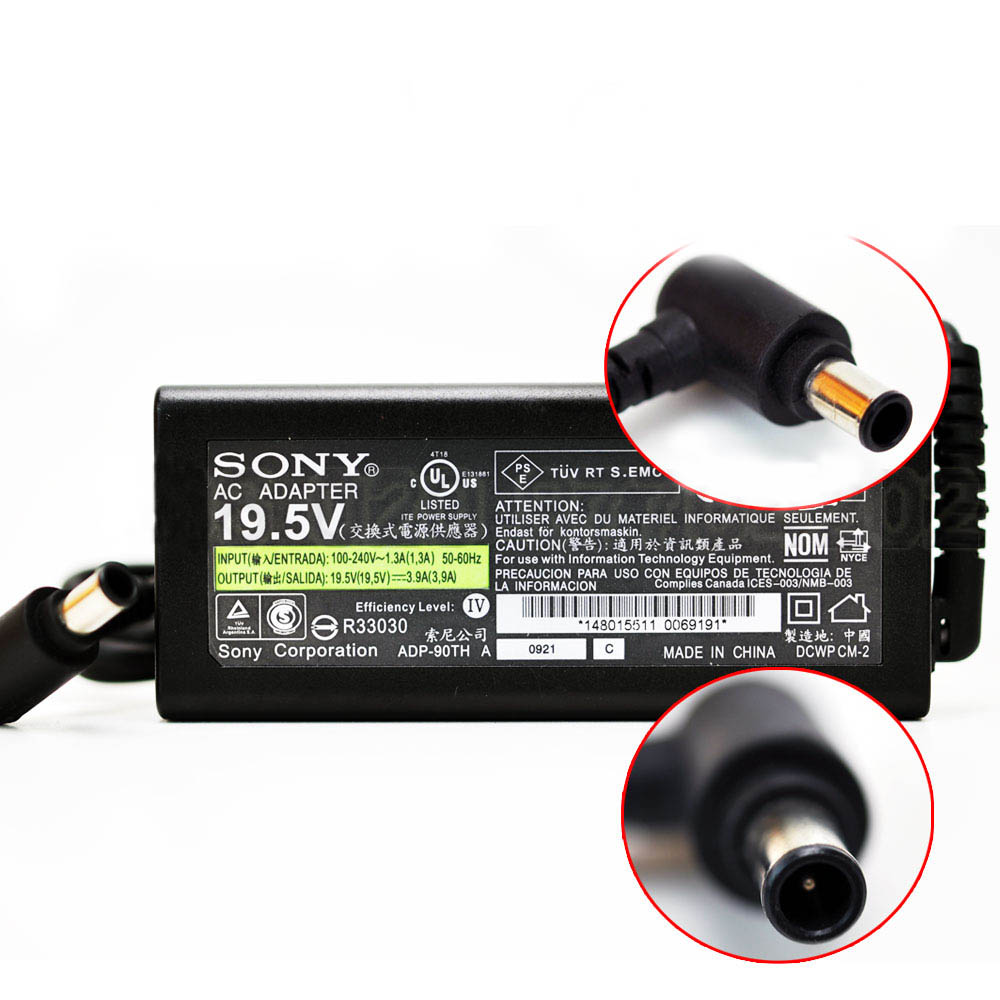 Chargeur pour PC Portable Sony Pour Sony Vaio VGN-S360 - Remplacer Chargeur pour PC Portable Sony Pour Sony Vaio VGN-S360 - Remplacer